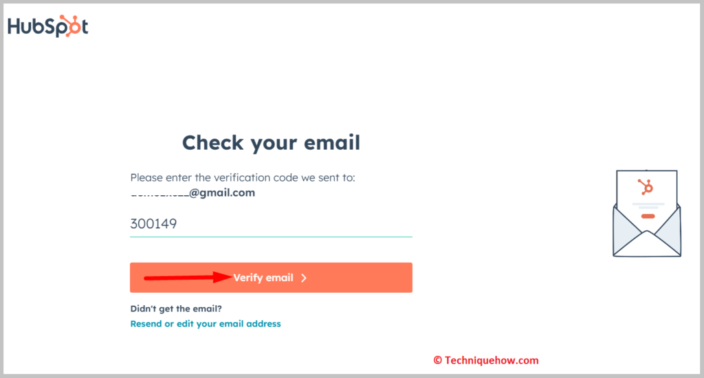  Verify your email address