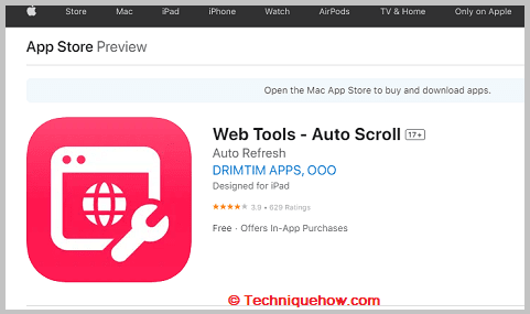 Web Tools - Auto Scroll (iOS)