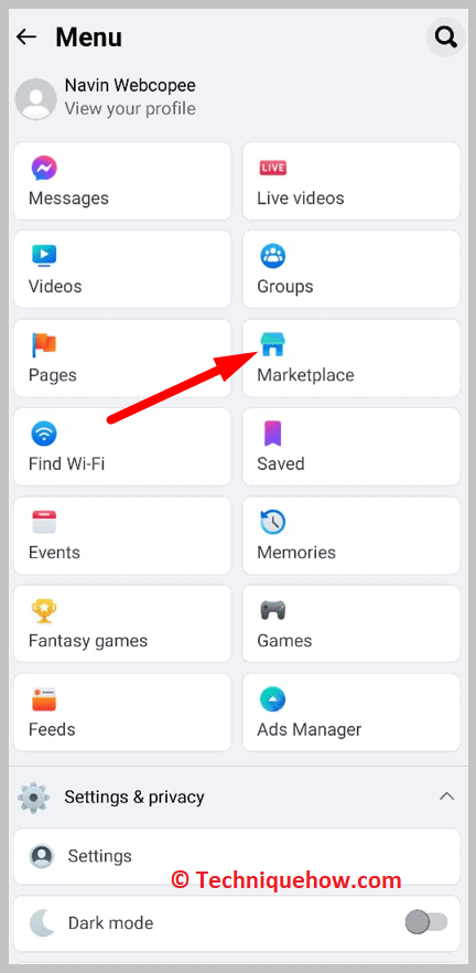 You can choose Marketplace