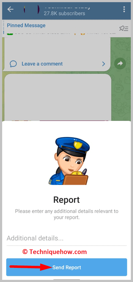 choose the targeted person's messages on telegram