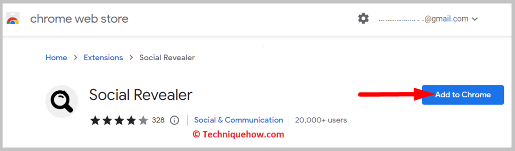 click on Add to Chrome