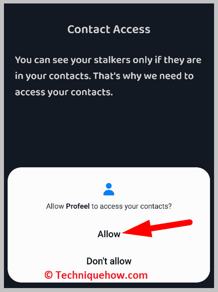 click on Allow whatsapp