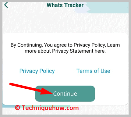 click on Continue on whatsapp