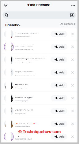 click on Friends