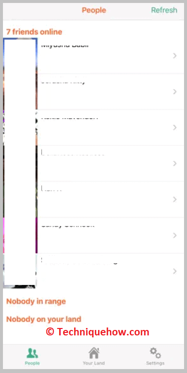 click on People