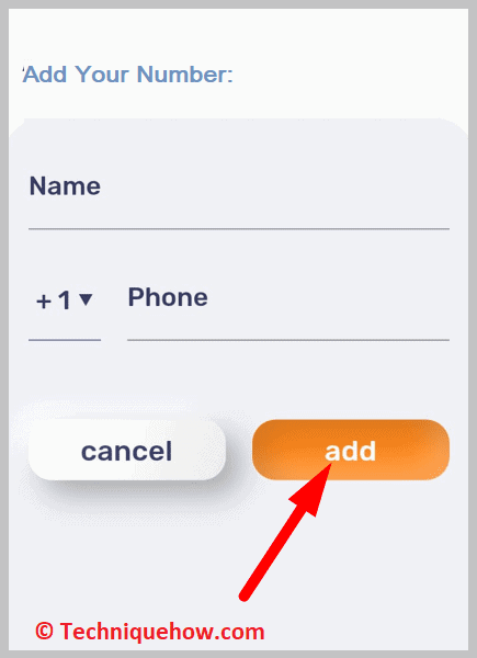click on add