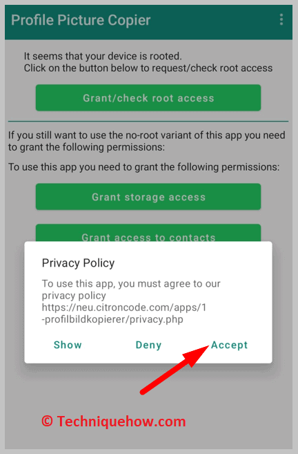 click on choose either