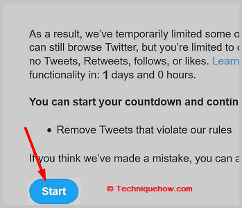 click on the Start button.