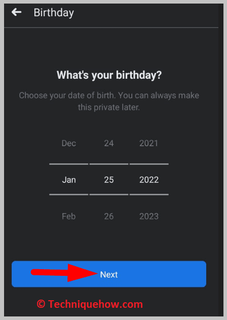  date of birth