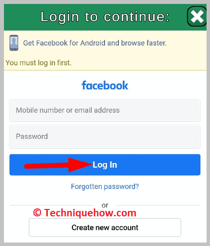 log in to your