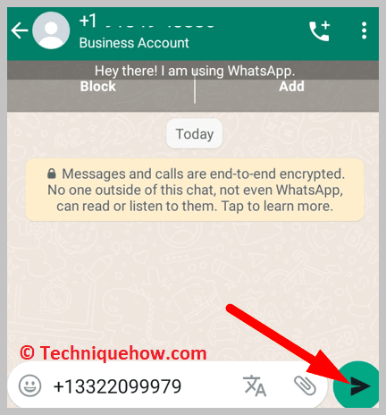 messages to the targeted person