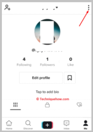 tap on the three dots