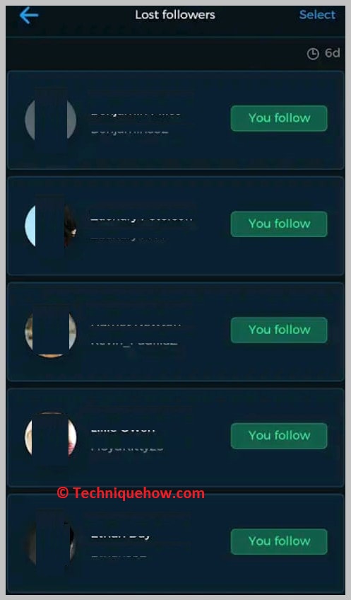 track someone's profile