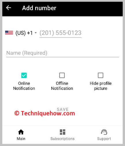 Click on Add