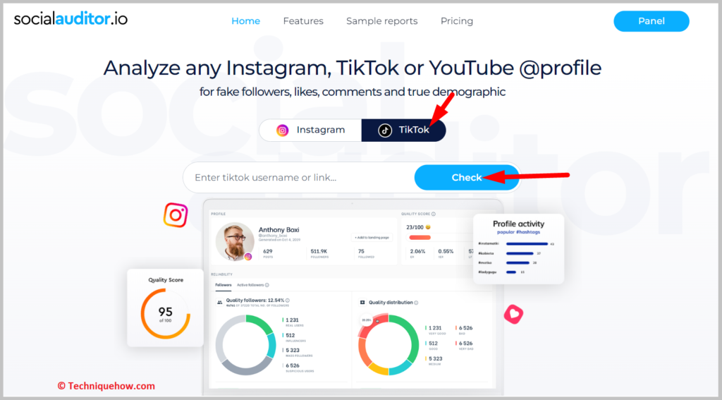 Click on Check to see