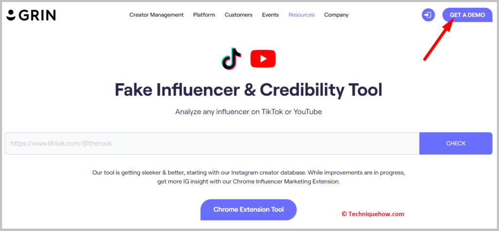 Click on GET A DEMO