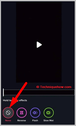 Click on None