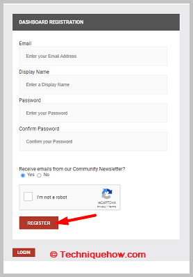 Click on REGISTER
