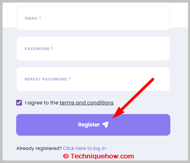 Click on Register