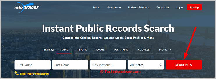 Click on Search