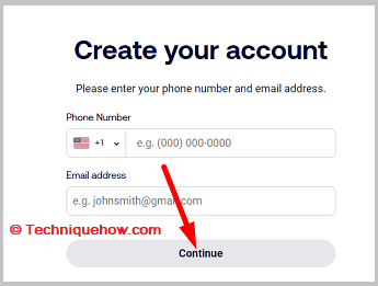 Click on continue 1