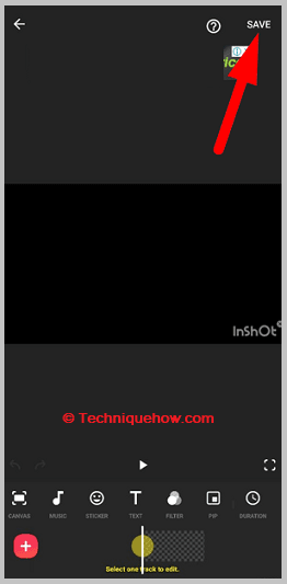 Click on save