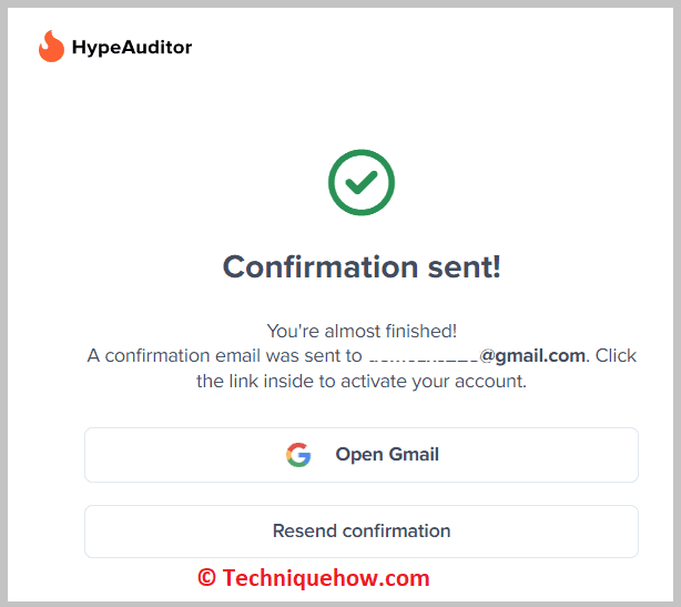 Confirm your Gmail