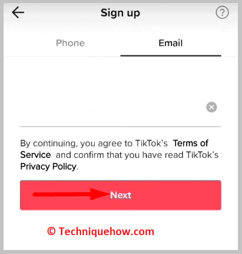 Create a username