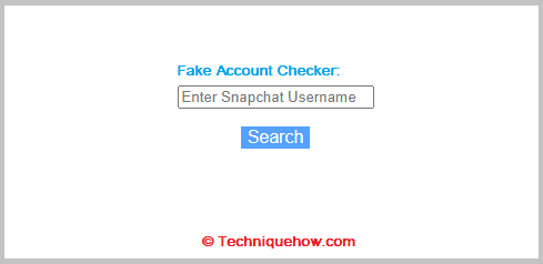 Fake account Checker