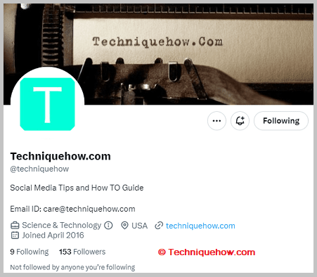 Go to the user's Twitter profile page