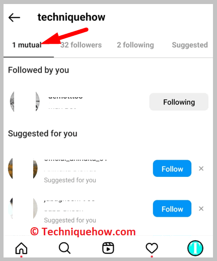 Mutual Friend's Mobile