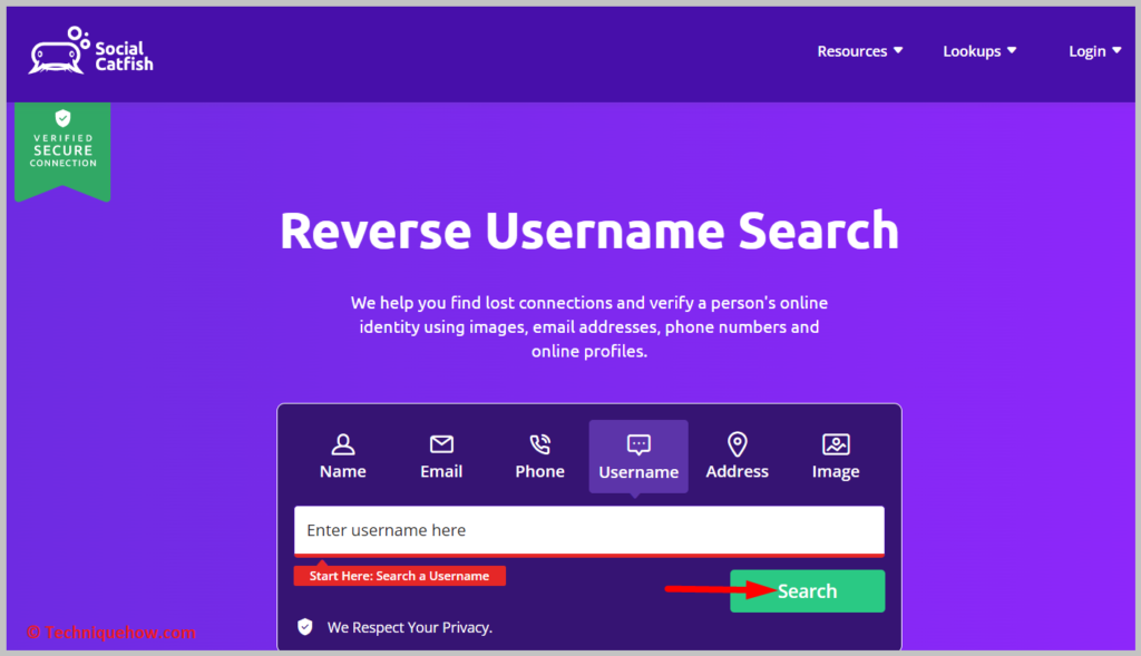 Reverse Lookup Username