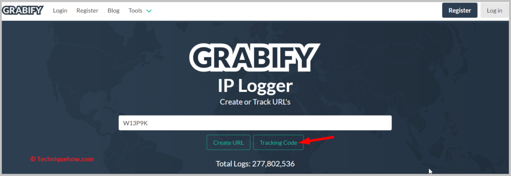 Tracking Code grabify