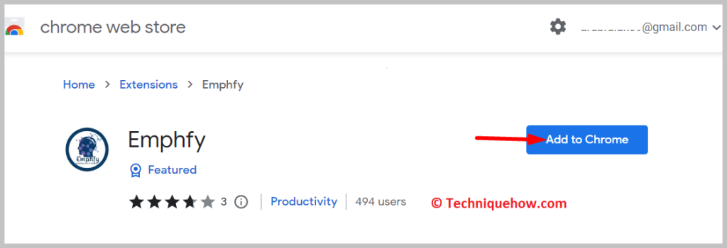 click on Add to Chrome