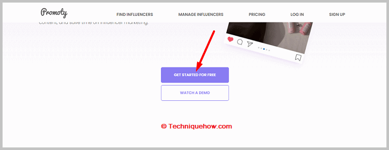 click on GET STARTED FOR FREE.