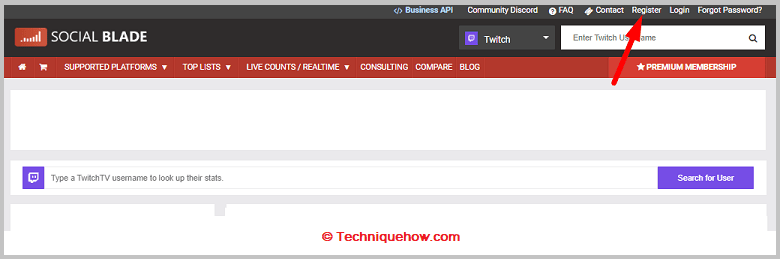 click on Register