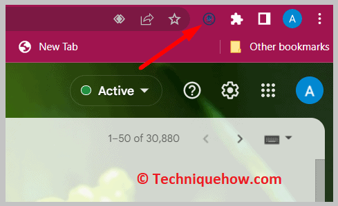 click on the Extension icon