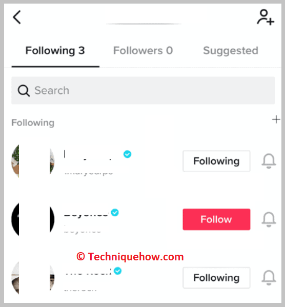click on the Follow