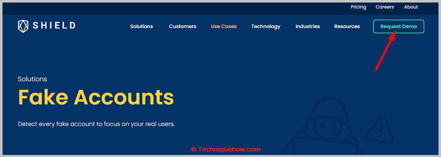 click on the Request Demo