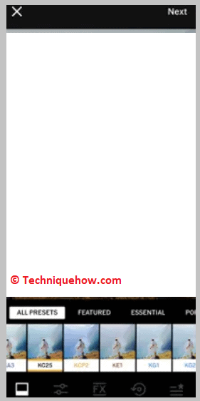 open the editing tools