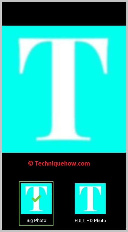 profile link from the three dots
