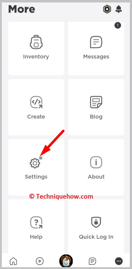  tap Settings roblox