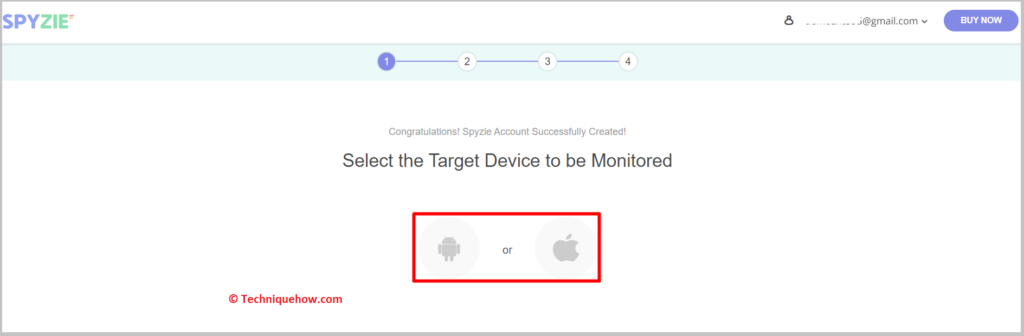 target's device