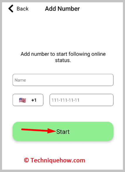 you need to enter