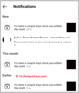 Check Instagram's Notifications