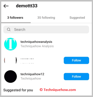 Check their followers