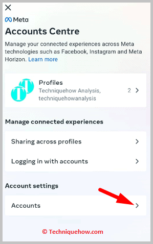 Click on Account