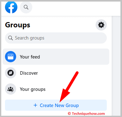 Click on Create New Group