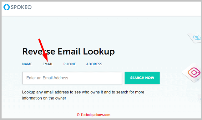 Click on Email