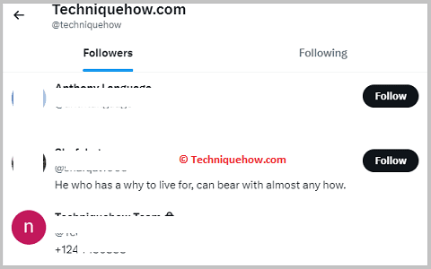 Click on Follower